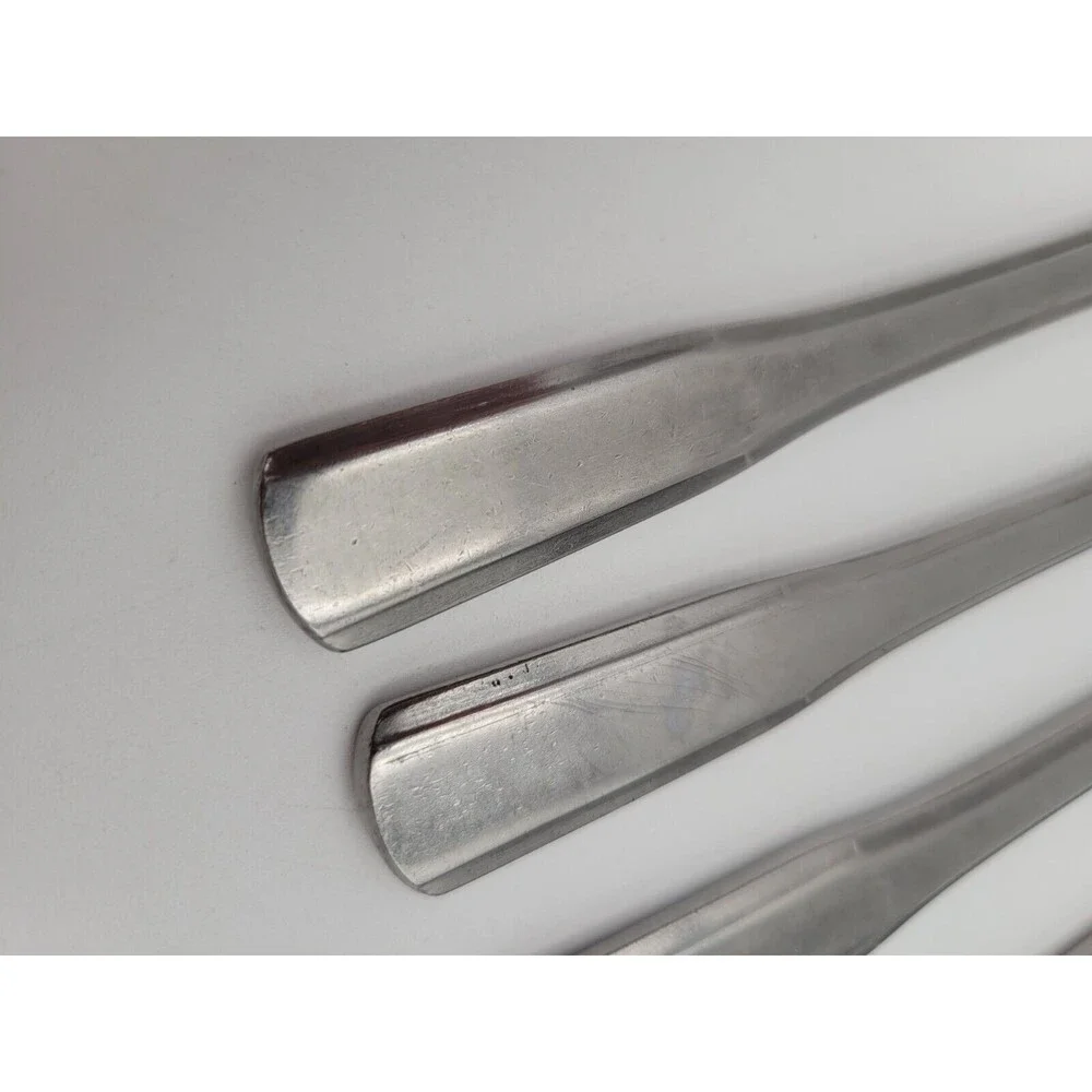 Reed & Barton Rebacraft Stainless Steel Colonial Hall Lot of 5 Dinner Knives VTG